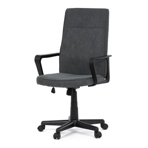 Office swivel chair in grey fabric with upholstery. KA-L607