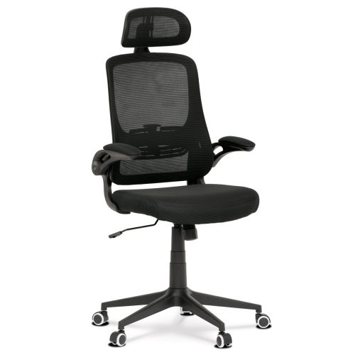 Modern Office Swivel Chair Black Mesh Upholstered KA-Q842 