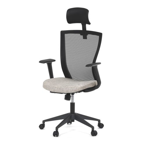 Beige Office Swivel Chair with Swivel Mechanism. Load capacity: 135 kg. KA-V328