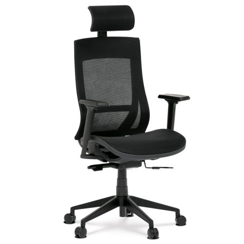 Driver's Swivel Chair with Adjustable Armrest, Vented Mesh Fabric with Padded Cushion KA-W002 