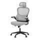 Office Swivel Chair in Grey Colour with Breathable Mesh. KA-Y336