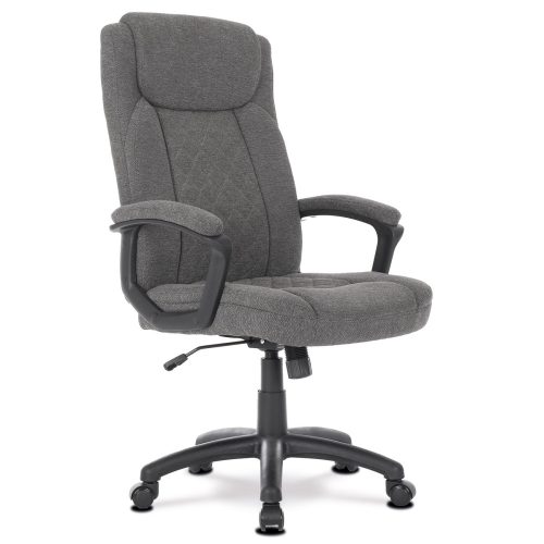 Swivel chair Dark grey fabric upholstery KA-Y388