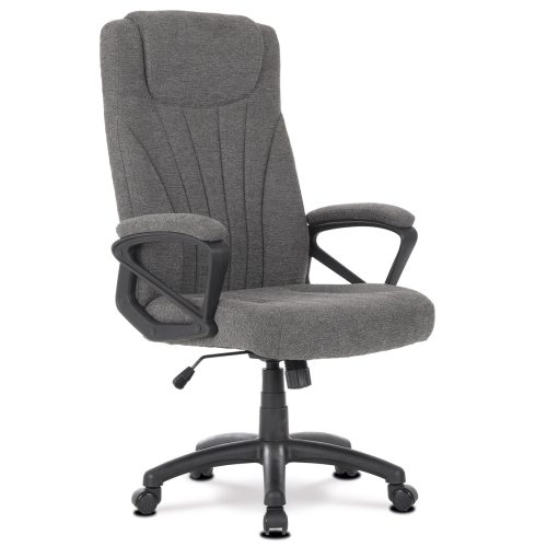 Swivel chair Dark grey fabric upholstery KA-Y389