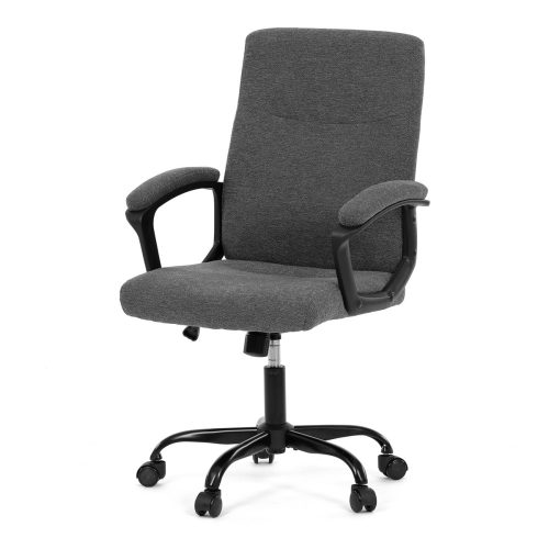 Office swivel chair in grey fabric with upholstery. KA-Y391