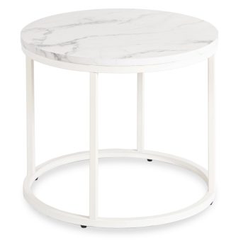 Asztal fehér márvány színben AGNES