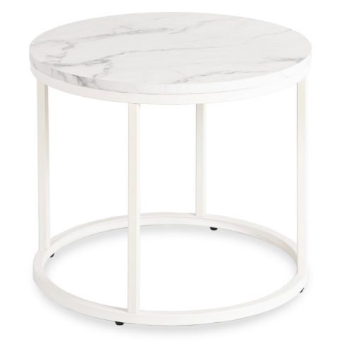 Asztal fehér márvány színben AGNES