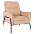 Beige Lounge Armchair ALBERTO
