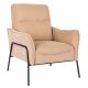 Beige Lounge Armchair ALBERTO