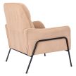Beige Lounge Armchair ALBERTO