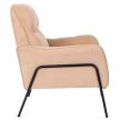 Beige Lounge Armchair ALBERTO