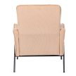 Beige Lounge Armchair ALBERTO