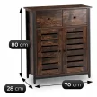 Shoe cabinet AMAYA 70 cm rustic oak