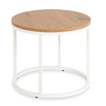 Asztal tölgy/fehér színben ANN