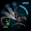 Gaming forgószék fekete színben APEX