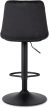 ARCOS 2 bárszék fekete bársony