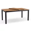 ARGOS kerti asztal 140-180 cm, tölgy-fekete