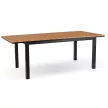 ARGOS kerti asztal 140-180 cm, tölgy-fekete
