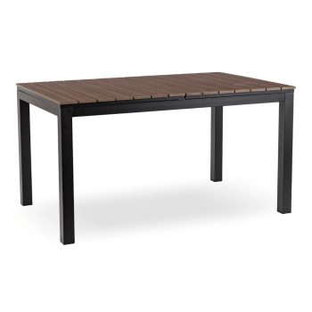 ARGOS kerti asztal 140-180 cm, dió-fekete