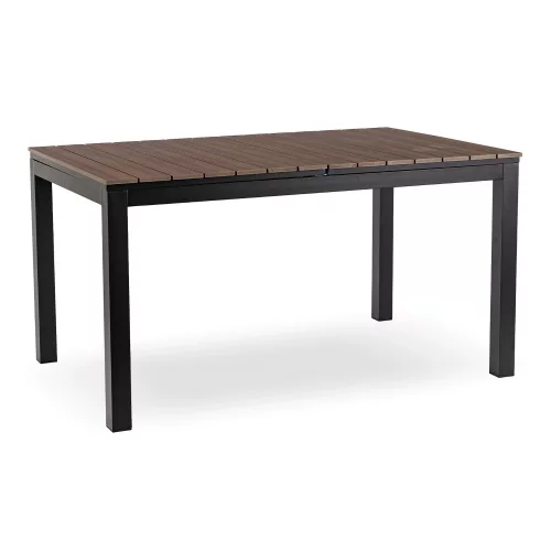 ARGOS kerti asztal 140-180 cm, dió-fekete