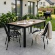 ARGOS kerti asztal 140-180 cm, dió-fekete