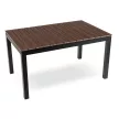 ARGOS kerti asztal 140-180 cm, dió-fekete