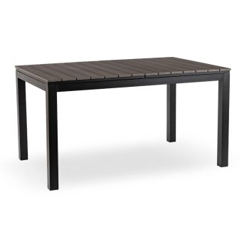 ARGOS kerti asztal 140-180 cm, sötétszürke tölgy-fekete