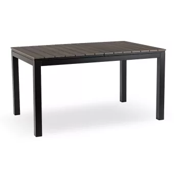 ARGOS kerti asztal 140-180 cm, sötétszürke tölgy-fekete