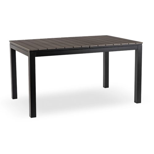 ARGOS kerti asztal 140-180 cm, sötétszürke tölgy-fekete