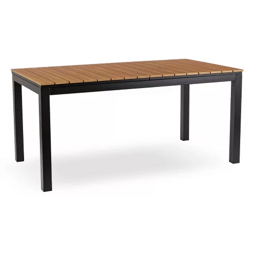 ARGOS kerti asztal 160-210 cm, tölgy-fekete