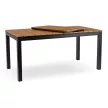 ARGOS kerti asztal 160-210 cm, tölgy-fekete