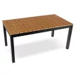 ARGOS kerti asztal 160-210 cm, tölgy-fekete