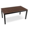 ARGOS kerti asztal 160-210 cm, dió-fekete