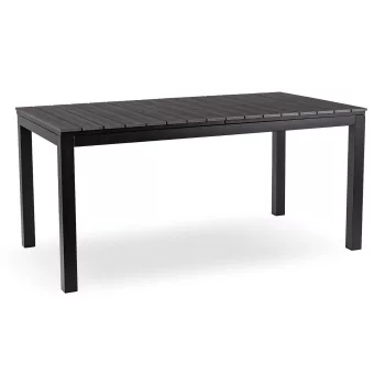 ARGOS kerti asztal 160-210 cm, sötétszürke tölgy-fekete