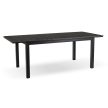 ARGOS kerti asztal 160-210 cm, sötétszürke tölgy-fekete