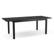 ARGOS kerti asztal 160-210 cm, sötétszürke tölgy-fekete