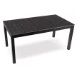 ARGOS kerti asztal 160-210 cm, sötétszürke tölgy-fekete