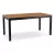 ARGOS kerti asztal 160-260 cm, tölgy-fekete