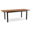 ARGOS kerti asztal 160-260 cm, tölgy-fekete