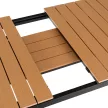 ARGOS kerti asztal 160-260 cm, tölgy-fekete