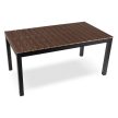 ARGOS kerti asztal 160-260 cm, dió-fekete