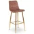 Bar stool ARIEL pink velvet