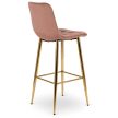 Bar stool ARIEL pink velvet