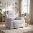 Recliner armchair ARTURO grey corduroy