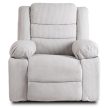 Recliner armchair ARTURO grey corduroy