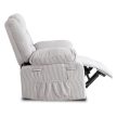 Recliner armchair ARTURO grey corduroy