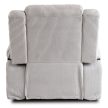 Recliner armchair ARTURO grey corduroy