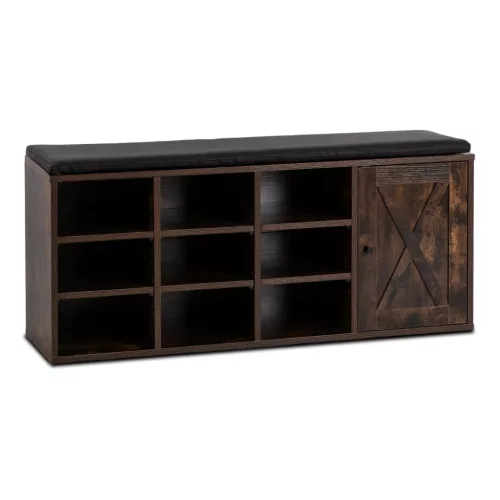 Shoe cabinet ARYA 110 cm rustic oak