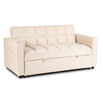   Kihúzható fotel ASTER 2 vendégággyá alakítható, szürke