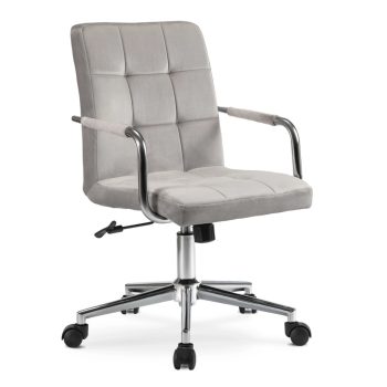 Forgószék ifjúsági szürke velúr. ASTRO