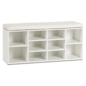 Shoe cabinet AXEL 104 cm white